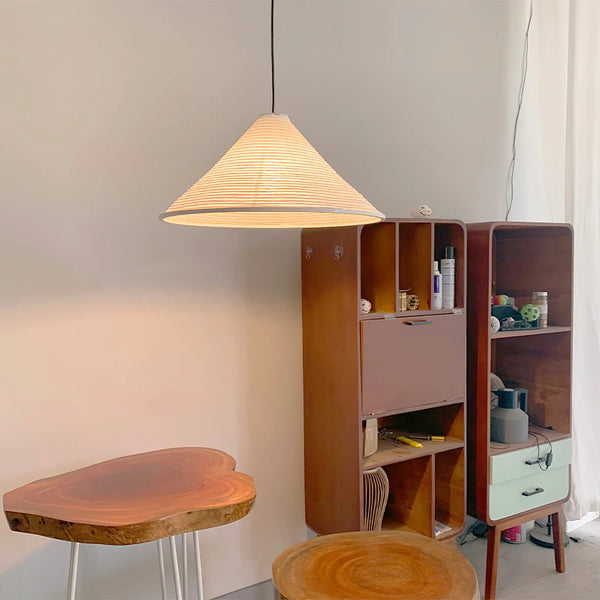 Wabi-Sabi Prism Paper Pendant Light