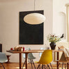 Wabi-Sabi Round Silk Pendant Light
