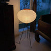 Oriental Round Paper Shade Lamp