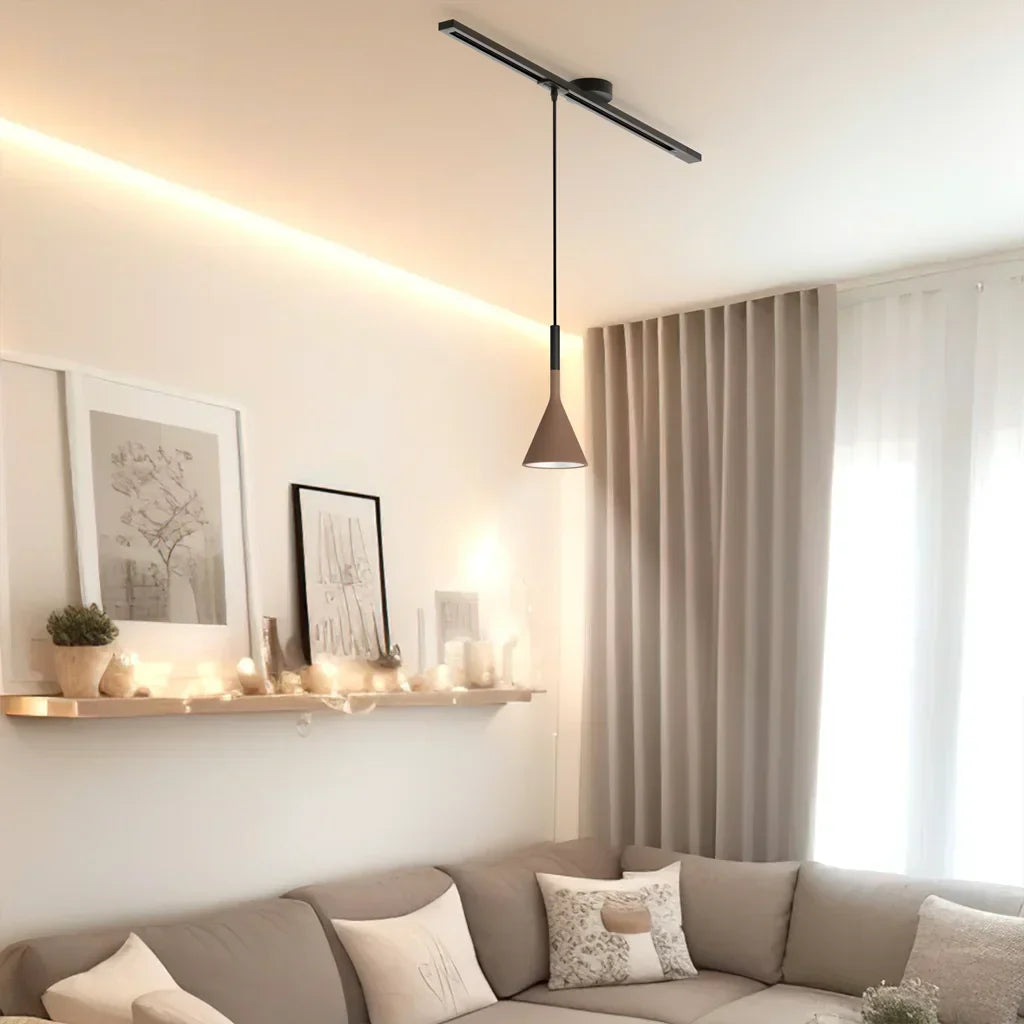 Morris 360° Rotatable Movable Ceiling Rail for Pendant Lights | Ailampplus