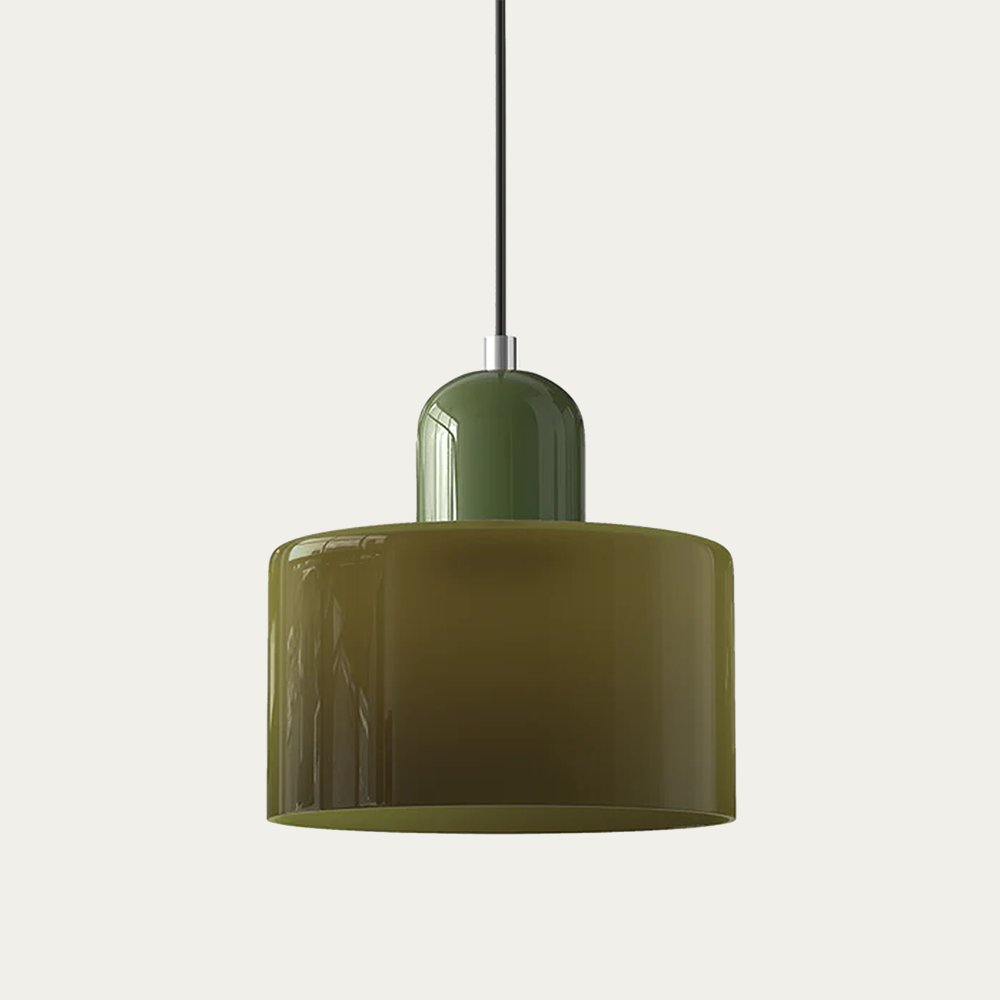 Keeve Morandi Small Glass Pendant Light | Modern Bauhaus Minimalist Lamp