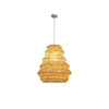 Retro Swirl Bamboo Pendant Light