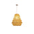 Retro Swirl Bamboo Pendant Light