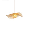 Modern Wave Bamboo Pendant Light