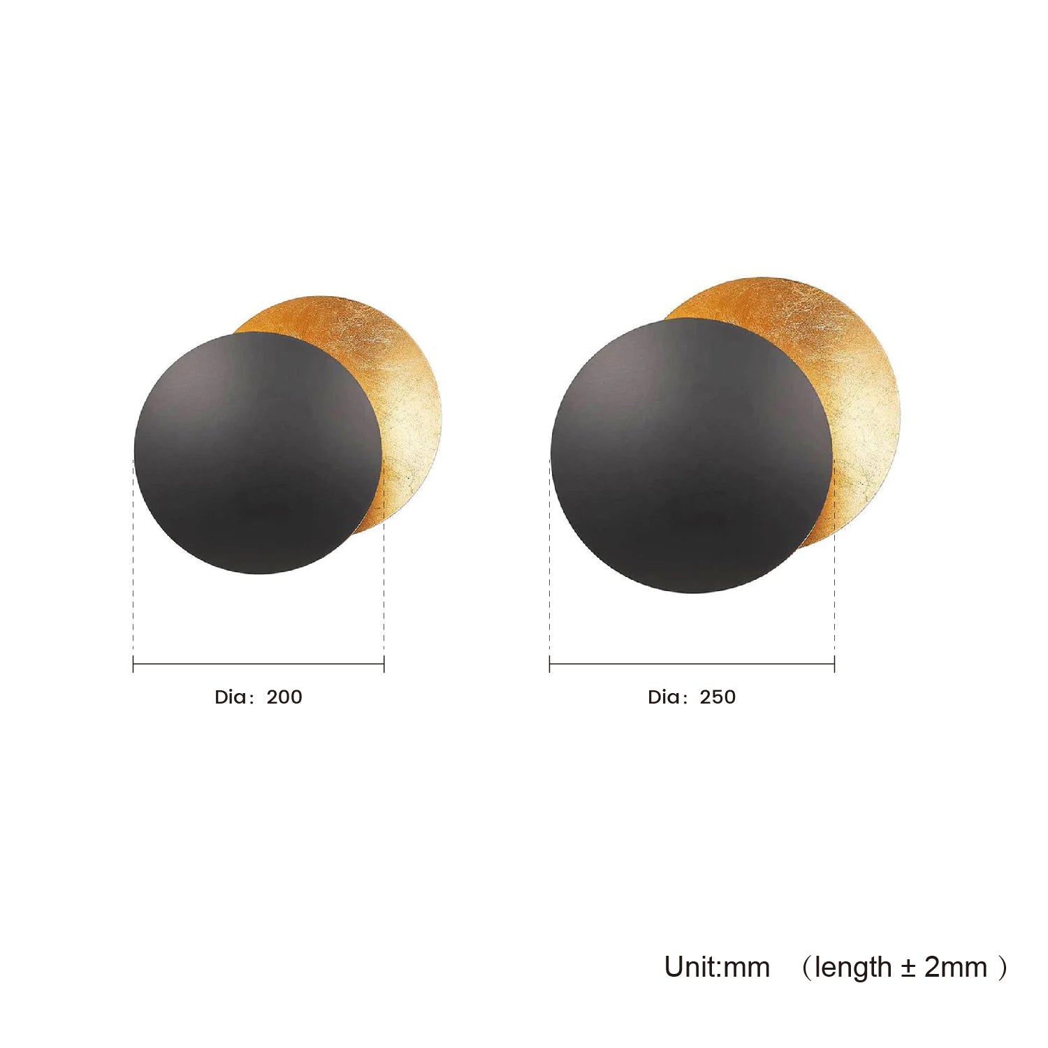 Applique murale LED réglable Rothe – Applique moderne Halo pour la décoration intérieure
