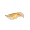 Modern Wave Bamboo Pendant Light