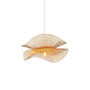 Modern Wave Bamboo Pendant Light