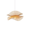Modern Wave Bamboo Pendant Light