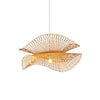 Modern Wave Bamboo Pendant Light