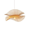 Modern Wave Bamboo Pendant Light