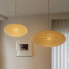 Wabi-Sabi Round Silk Pendant Light
