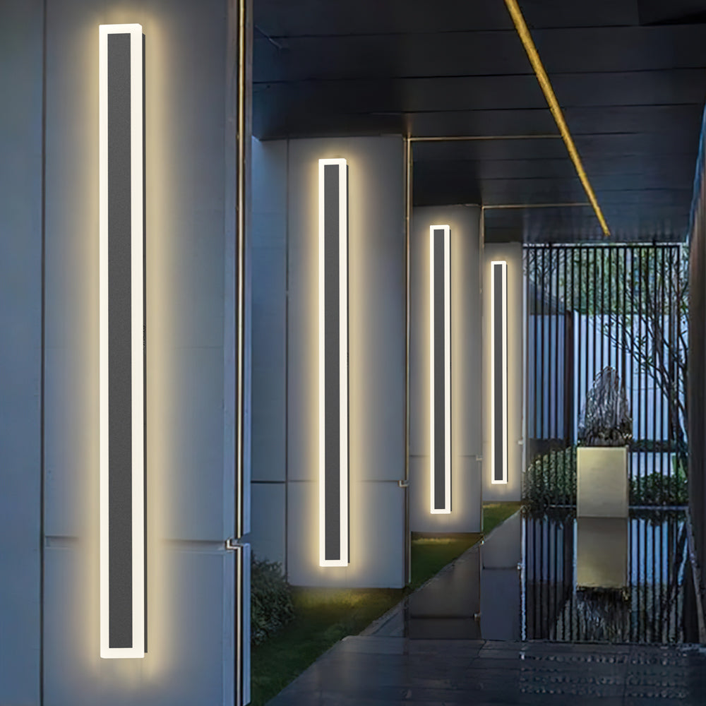 Clement Modern Vertical LED Wall Sconce - Minimalist Ambient Accent Light