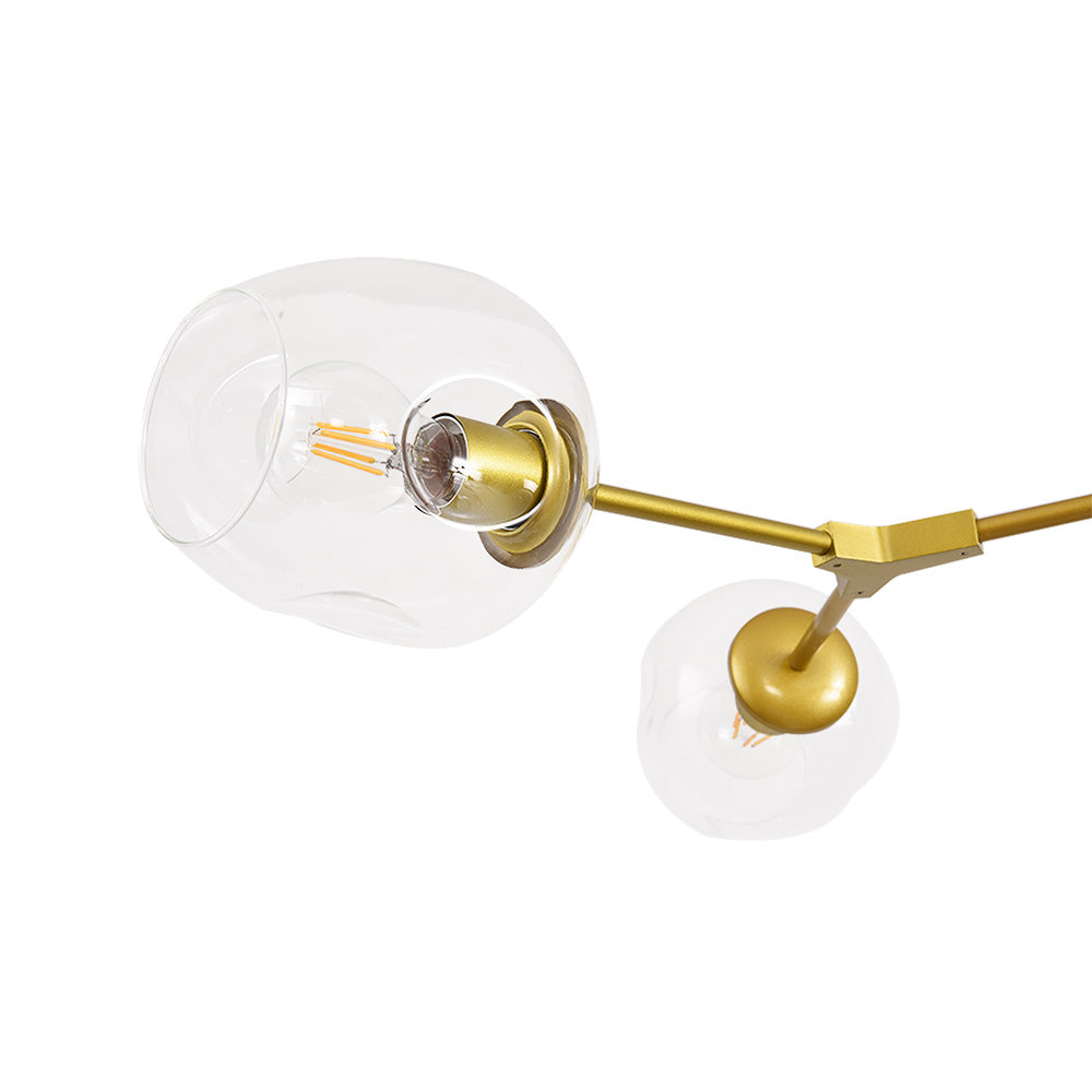 Polak Branching Glass Pendant Light | Modern Mid-Century Chandelier