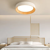 Round Modern Wood Ceiling Light Li002618