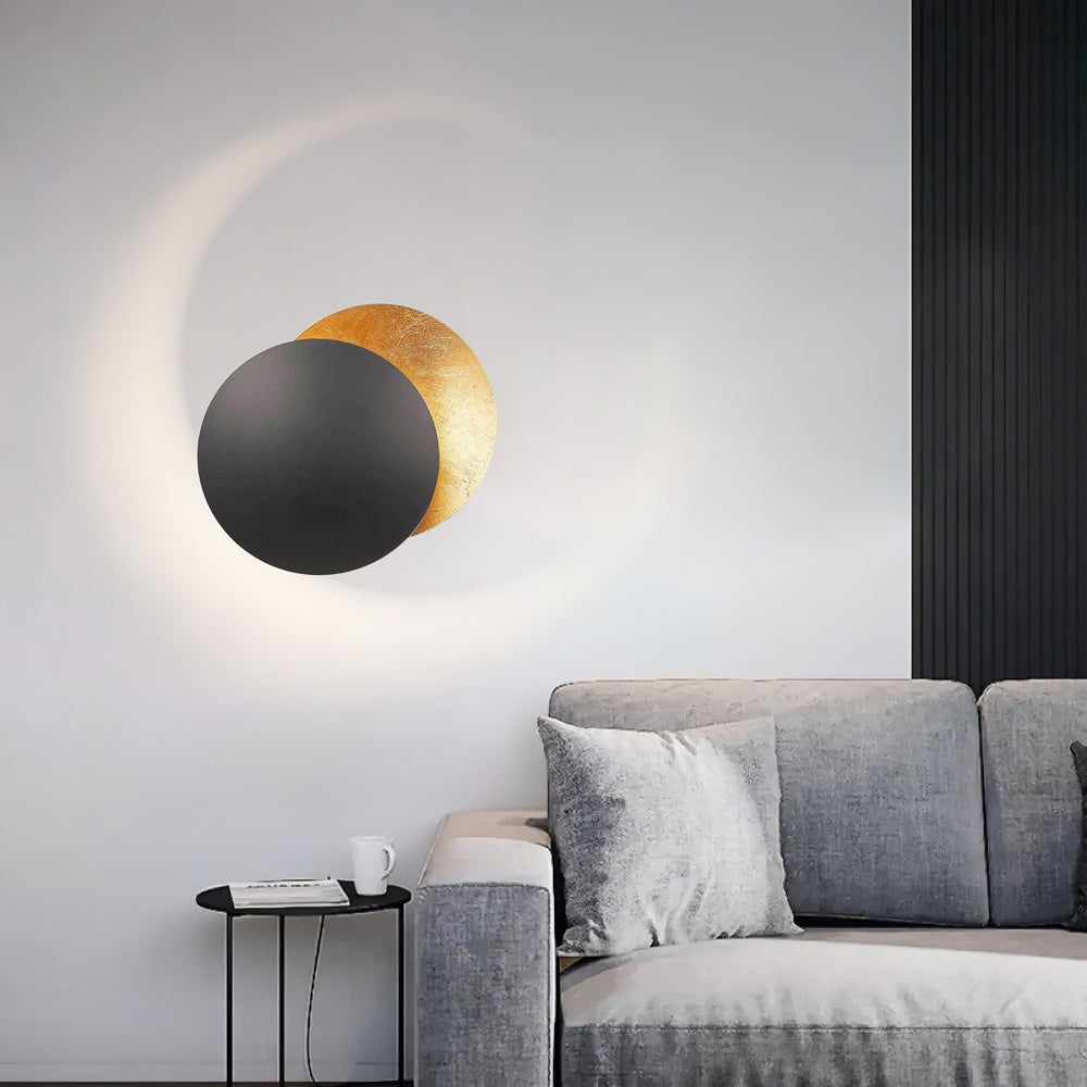 Applique murale LED réglable Rothe – Applique moderne Halo pour la décoration intérieure