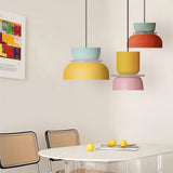 Lucie Nordic Color Block Pendant Light - Modern Minimalist Hanging Lamp