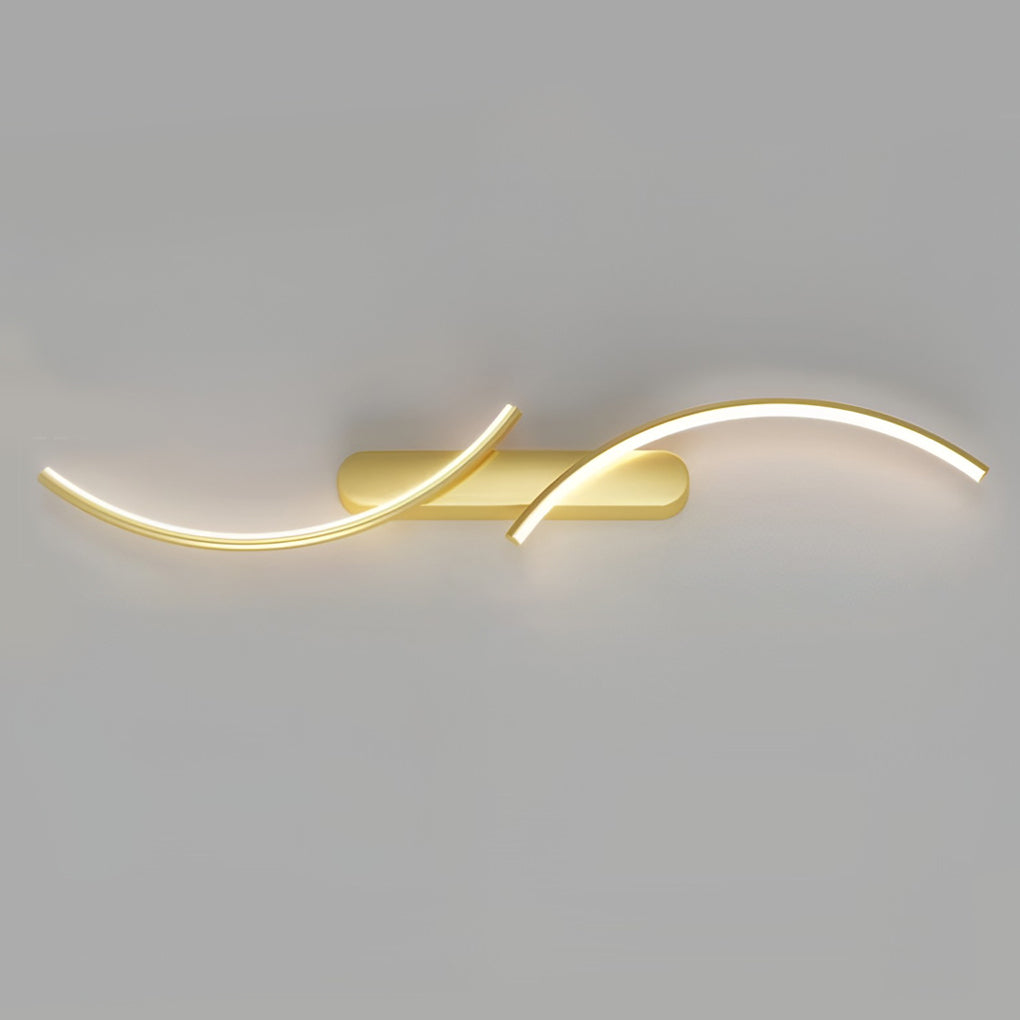 Creative S Shaped Led Wall Sconce Li001943