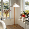 Minimalist Cone Bamboo Floor Light