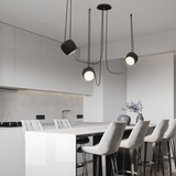 Torv, Suspension Moderne à Intensité Variable Multi-Lumière - Lustre de Style Nordique