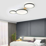 Alina Macaron Circle Array LED Ceiling Light - Modern Minimalist Flush Mount