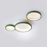 Alina Macaron Circle Array LED Ceiling Light - Modern Minimalist Flush Mount