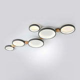 Alina Macaron Circle Array LED Ceiling Light - Modern Minimalist Flush Mount