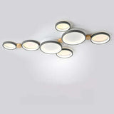 Alina Macaron Circle Array LED Ceiling Light - Modern Minimalist Flush Mount