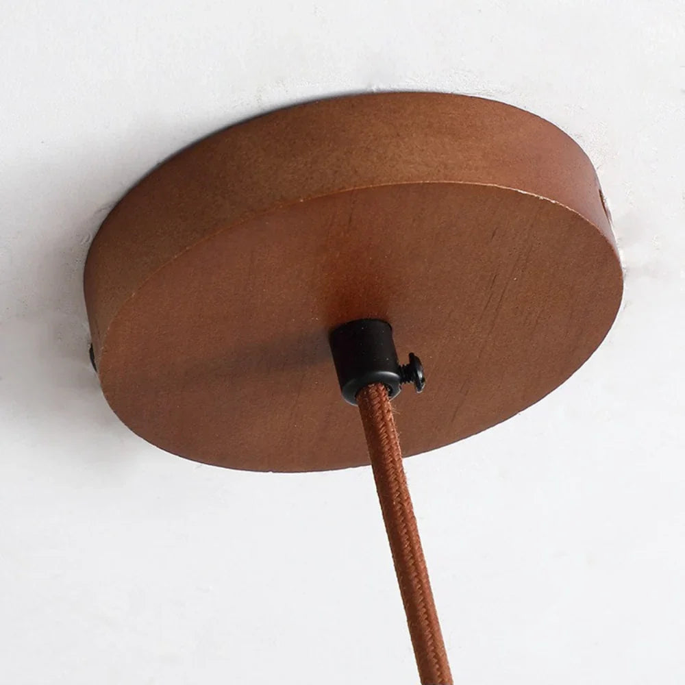 Suspension Alvione Bauhaus en travertin naturel | Luxe minimaliste