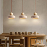 Suspension Alvione Bauhaus en travertin naturel | Luxe minimaliste