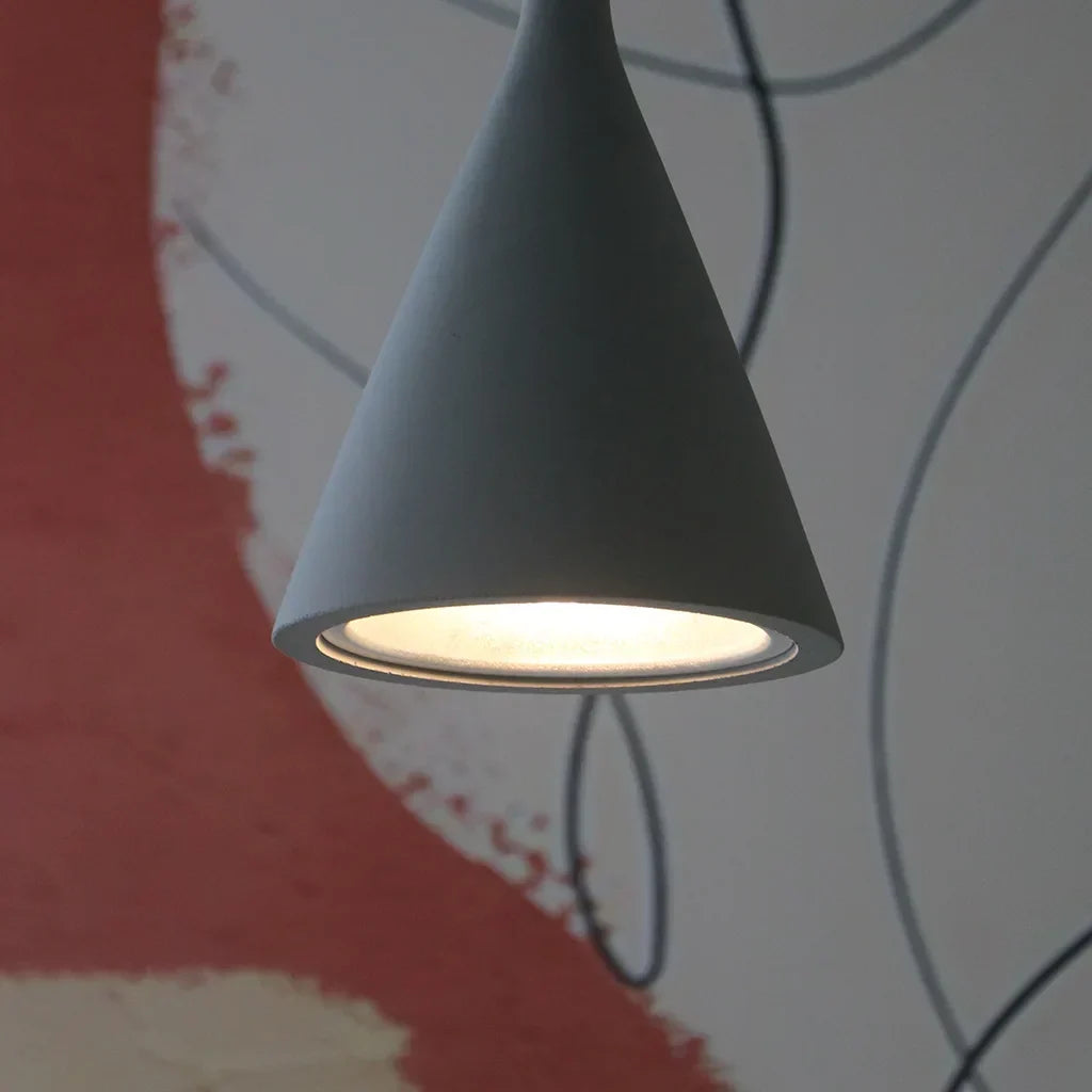 Laval Modern Cement Pendant Light - Industrial Concrete Hanging Lamp