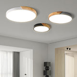 Plafonnier LED Dimmable Apollo Macaron - Rond Moderne Minimaliste Encastré