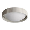 Argo Modern Concrete Flush Mount Ceiling Light - Minimalist Industrial Design