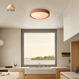 Argo Modern Concrete Flush Mount Ceiling Light - Minimalist Industrial Design