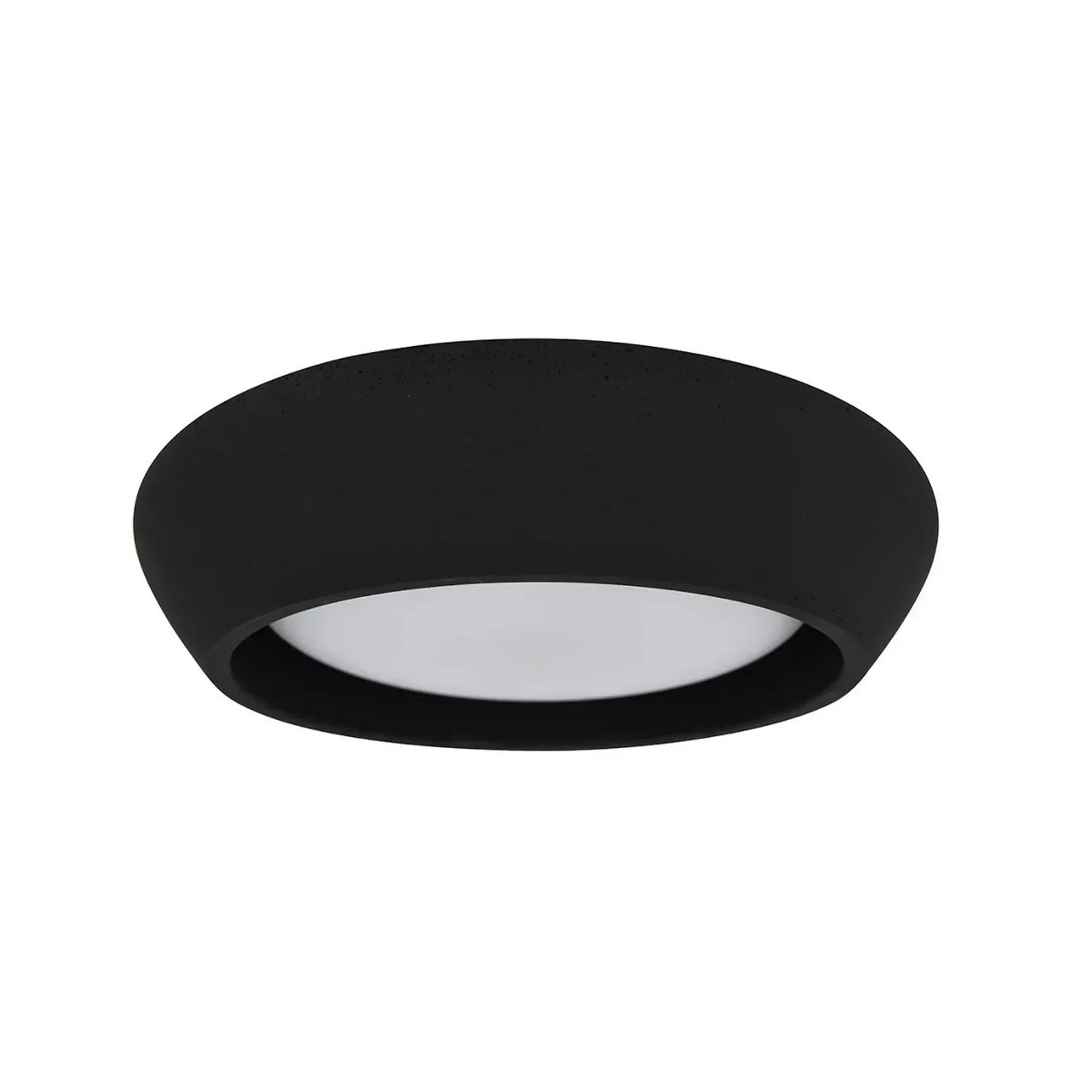 Astoria Minimalist Cement Flush Mount Ceiling Light - Modern Round Design