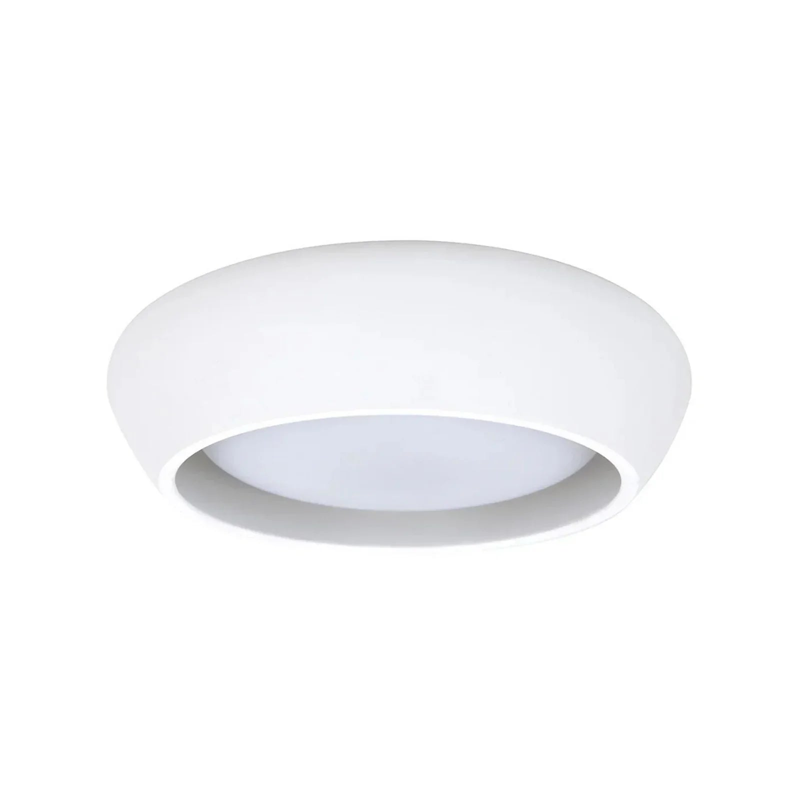 Astoria Minimalist Cement Flush Mount Ceiling Light - Modern Round Design