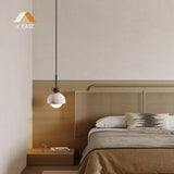 Suspension sphérique Athenis Luna Stone | Décoration moderne et minimaliste