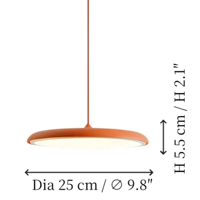 Suspension métallique réglable Avery Macaron - Décor moderne pour cuisine et salle à manger