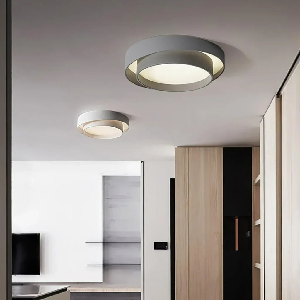 Plafonnier LED moderne Flint Disc – Luminaire encastré minimaliste