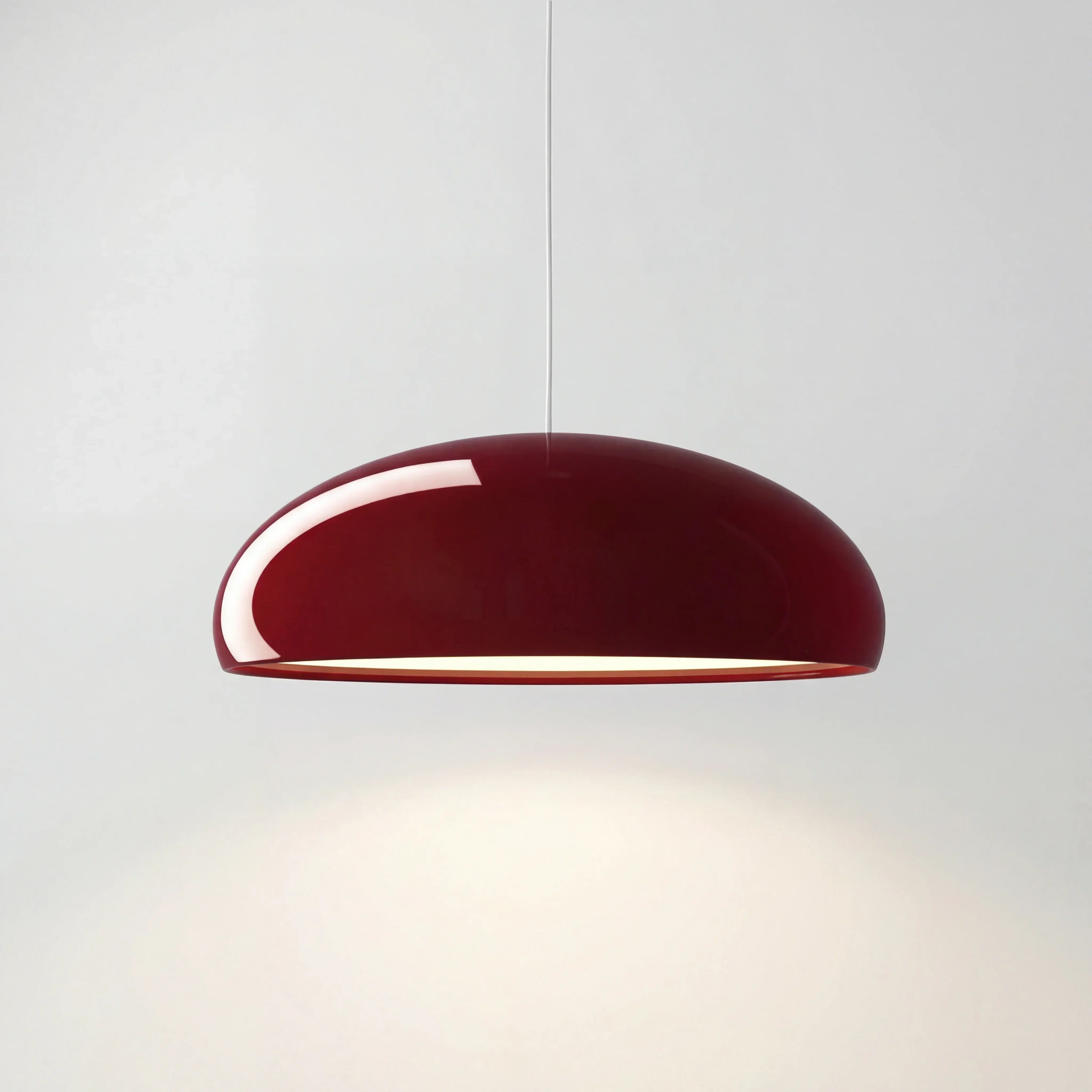 Elyndraea Nordic Bauhaus Metal Bowl Pendant Light - Modern Minimalist Decor