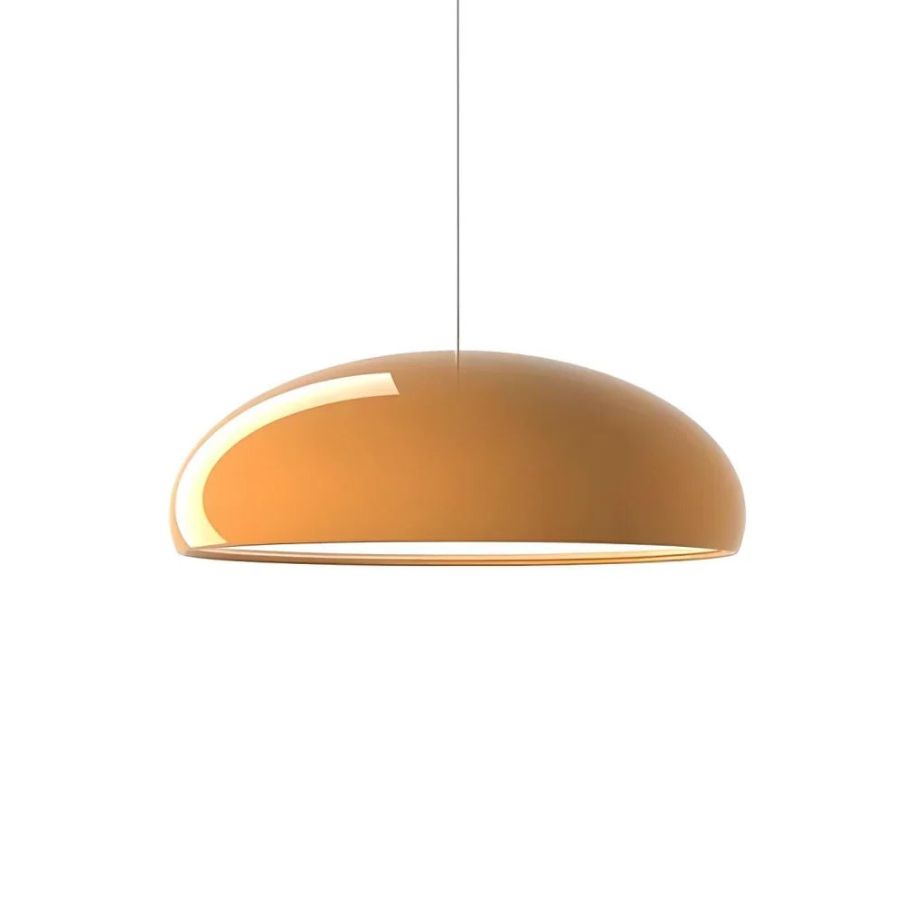 Elyndraea Nordic Bauhaus Metal Bowl Pendant Light - Modern Minimalist Decor