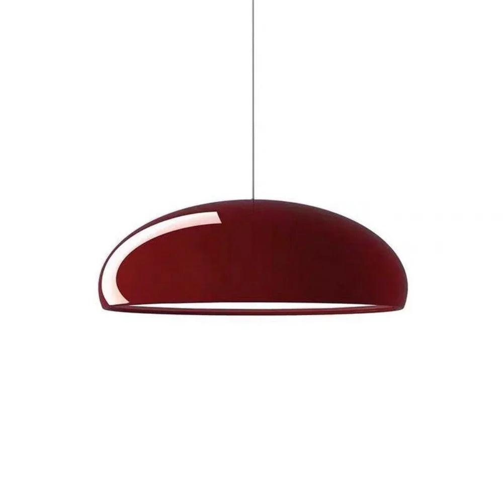 Elyndraea Nordic Bauhaus Metal Bowl Pendant Light - Modern Minimalist Decor