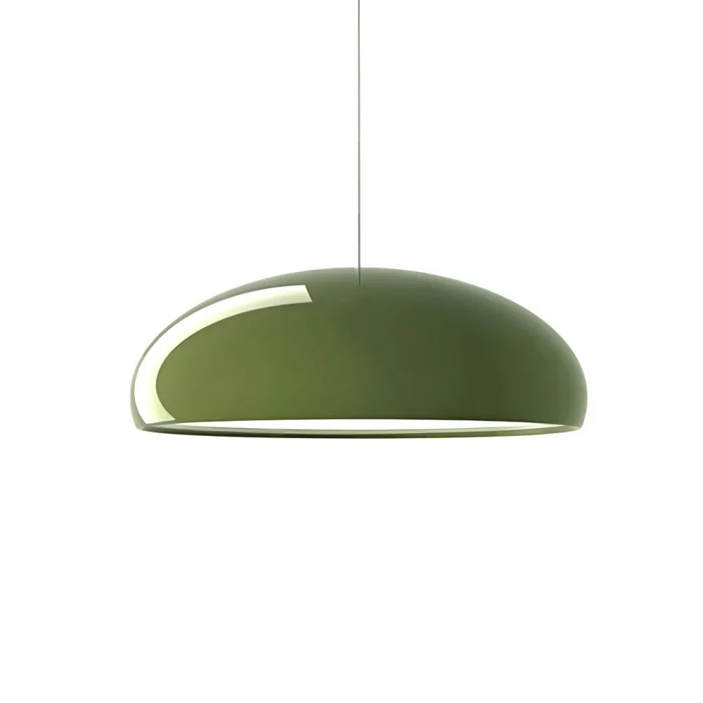 Elyndraea Nordic Bauhaus Metal Bowl Pendant Light - Modern Minimalist Decor