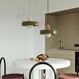 Finan Morandi Glass Disc Orb Pendant Lamp | Bauhaus Designer Lighting