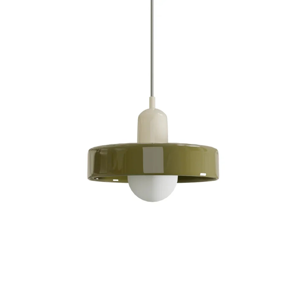 Finan Morandi Glass Disc Orb Pendant Lamp | Bauhaus Designer Lighting