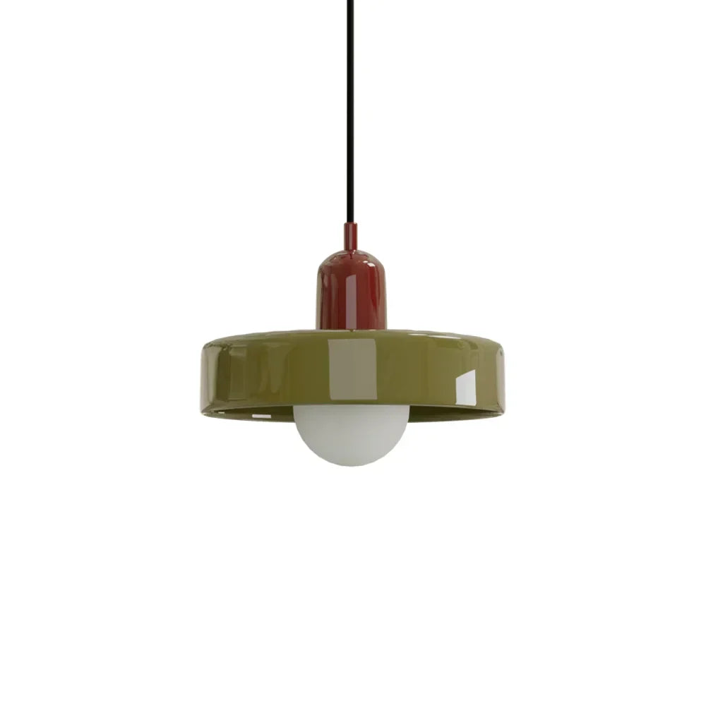 Finan Morandi Glass Disc Orb Pendant Lamp | Bauhaus Designer Lighting