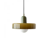 Finan Morandi Glass Disc Orb Pendant Lamp | Bauhaus Designer Lighting