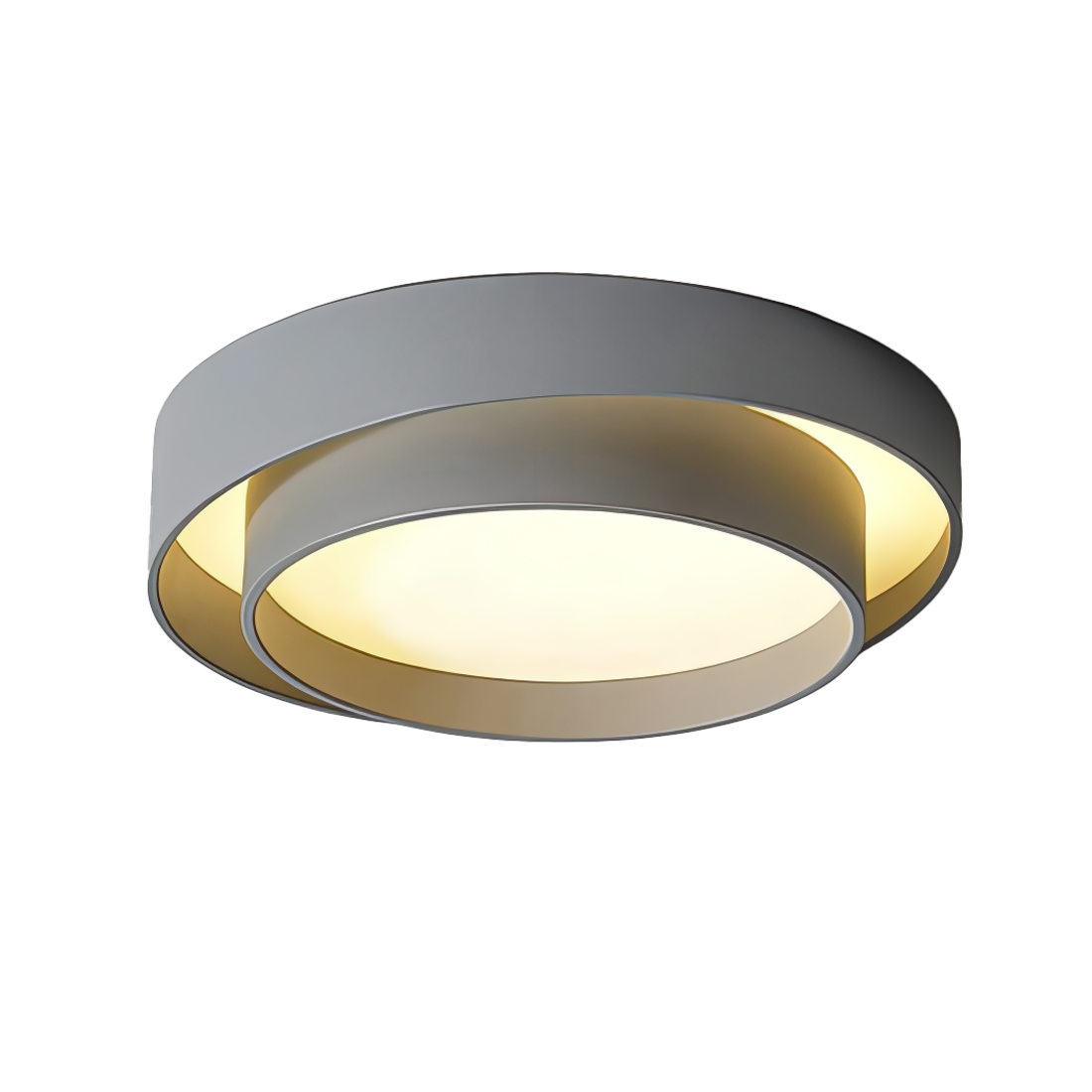 Plafonnier LED moderne Flint Disc – Luminaire encastré minimaliste