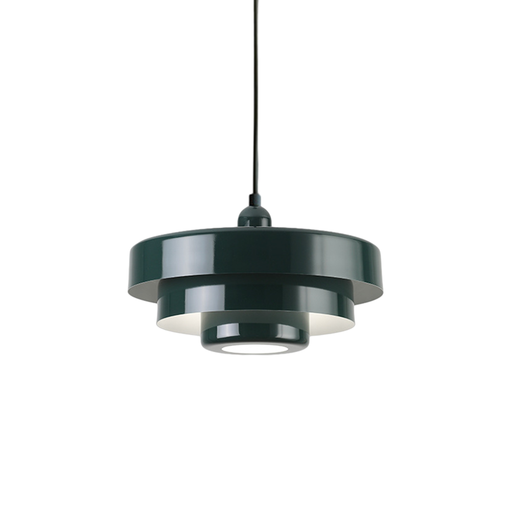 Hind Bauhaus Triple Layer Disc Pendant Light - Modern Macaron Design