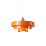Hind Bauhaus Triple Layer Disc Pendant Light - Modern Macaron Design