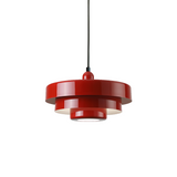 Hind Bauhaus Triple Layer Disc Pendant Light - Modern Macaron Design